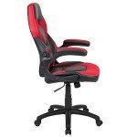 High-Back Racing Style Gaming Chair - Red/Black