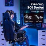 EXRACING Ergonomic Gaming Chair with Footrest