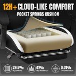 GTRACING Ergonomic Gaming Chair with Foot Rest