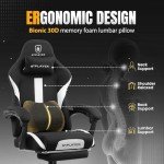 GTRACING Ergonomic Gaming Chair with Foot Rest