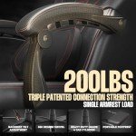 Dowinx Gaming Chair with Footrest and Massage