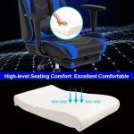 Ergonomic Gaming Chair with Footrest and Lumbar Support