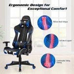 Goplus Ergonomic Gaming Chair with Massage Features