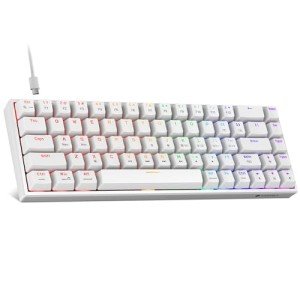 KOORUI 60% Compact Mechanical Gaming Keyboard with LEDs