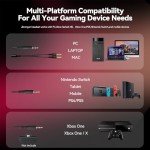 Jimonyer RGB Gaming Headset with Noise Cancelling Mic