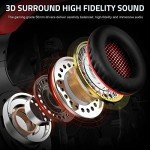 Deep Red Gaming Headset with Microphone and LED