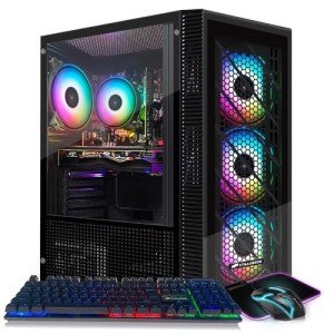 STGAubron Gaming PC with RX 580 & RGB Fan