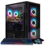 STGAubron Gaming PC with RX 580 & RGB Fan