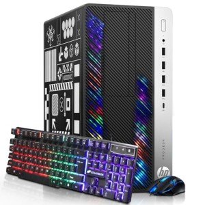 HP RGB Gaming Desktop with Quad Core i5