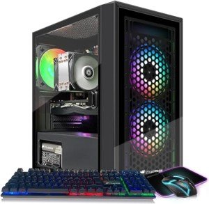 STGAubron RGB Gaming PC - Intel i7, RX 580