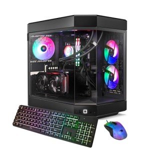 iBUYPOWER Y60 Black Gaming PC - Ryzen 9, RTX 4070 Ti