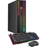 HP ProDesk Gaming PC with RGB Lights & Accessories