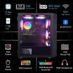STGAubron i7 Gaming PC with RTX 3060 Setup