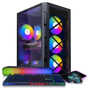 STGAubron RGB Gaming PC with GTX 1660 Super
