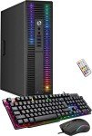 HP EliteDesk RGB Gaming PC with AMD Processor