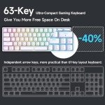 DIERYA T63 60% Wireless RGB Gaming Keyboard