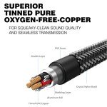 DUKABEL Gold-Plated Gaming Headset Splitter Cable