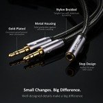 DUKABEL Gold-Plated Gaming Headset Splitter Cable