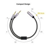 DUKABEL Gold-Plated Gaming Headset Splitter Cable
