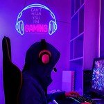 Neon Gaming Sign - Bright LED Headset Light