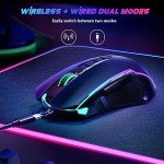 Redragon Wireless Gaming Mouse, 8000 DPI, RGB