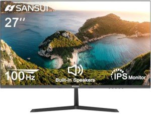 SANSUI 27" IPS 100Hz FHD Gaming Monitor
