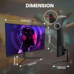 24" Curved Gaming Monitor, 144Hz, FHD 1080P