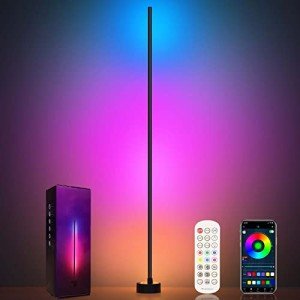 Smart RGB Corner Floor Lamp with Remote Control
