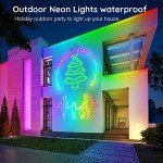 20Ft RGB Neon Rope Lights with App Control