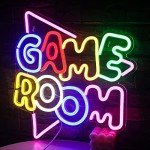 Colorful Neon LED Signs for Gaming Rooms
