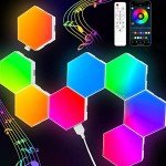 TISOFU RGB Hexagon LED Gaming Wall Lights