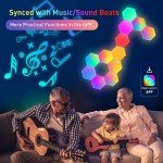 TISOFU RGB Hexagon LED Gaming Wall Lights