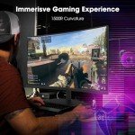 SCEPTRE 24-Inch Curved Gaming Monitor with Speakers