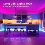 30.5m RGB LED Strip Lights with App Control