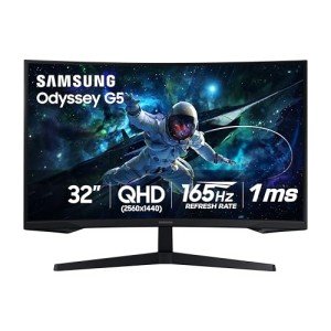 Samsung 32" Odyssey G55C QHD Curved Gaming Monitor