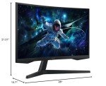 Samsung 32" Odyssey G55C QHD Curved Gaming Monitor