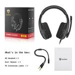 NUBWO U3 Wired Gaming Headset with Mic