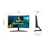 SAMSUNG 24" FHD Curved Monitor with Game Mode
