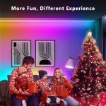 Smart LED Strip Lights with App Control, 16.4 ft