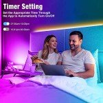 Smart RGB LED Strip Lights with Music Sync