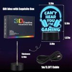 LED Gaming Night Light - Perfect Gift for Gamers