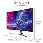 Sceptre 32-Inch Curved Gaming Monitor