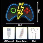 Dimmable Gamer Neon Sign for Gaming Room