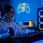 Dimmable Gamer Neon Sign for Gaming Room