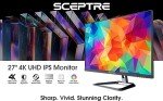SCEPTRE 27" 4K IPS Gaming Monitor with Speakers