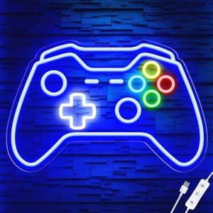 Gamer Room Neon Sign with Adjustable Brightness