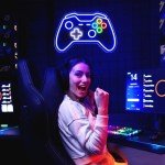 Gamer Room Neon Sign with Adjustable Brightness