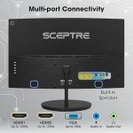 Sceptre 27" Curved FHD 1080p LED Monitor