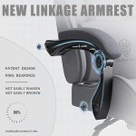 Dowinx Ergonomic Gaming Chair with Massage and Footrest