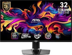 MSI MAG 321UP 32" QD-OLED Gaming Monitor
